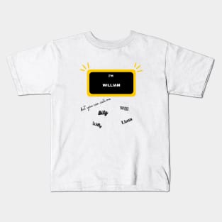 William Kids T-Shirt